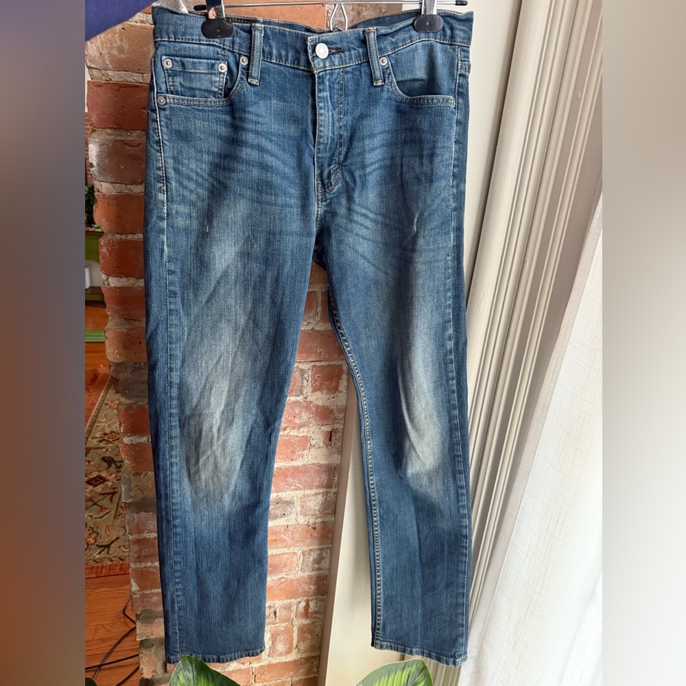 Levi's 513 Men's Straight Blue Jeans 30x32